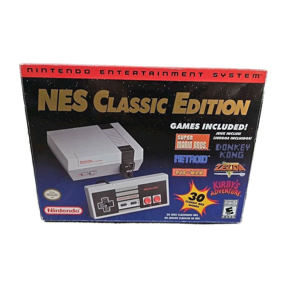 Nintendo NES Classic Edition Console with 1 Controller Box - NEW but Incomplete